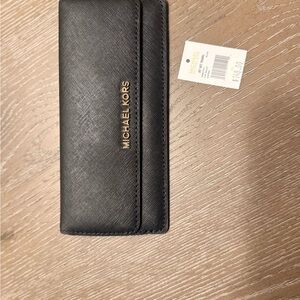 Michael Kors Black Saffiano Leather Wallet